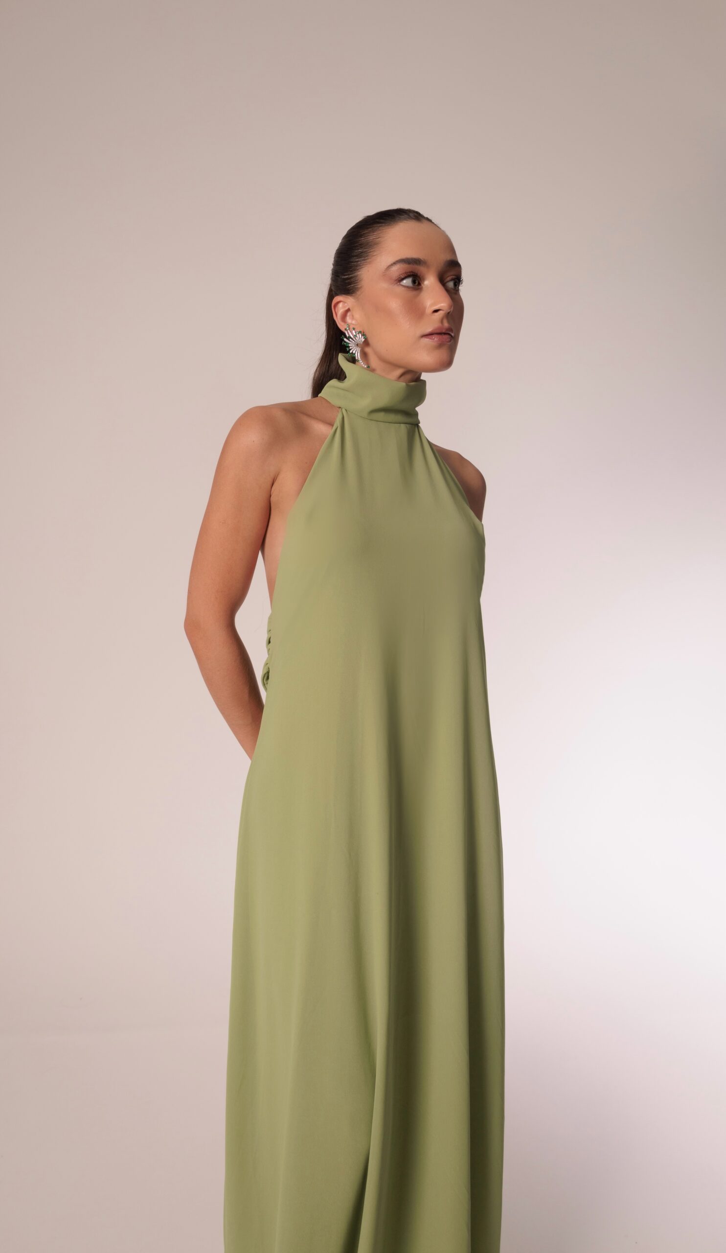 Vestido Ju Verde Pistache - Imagem 2