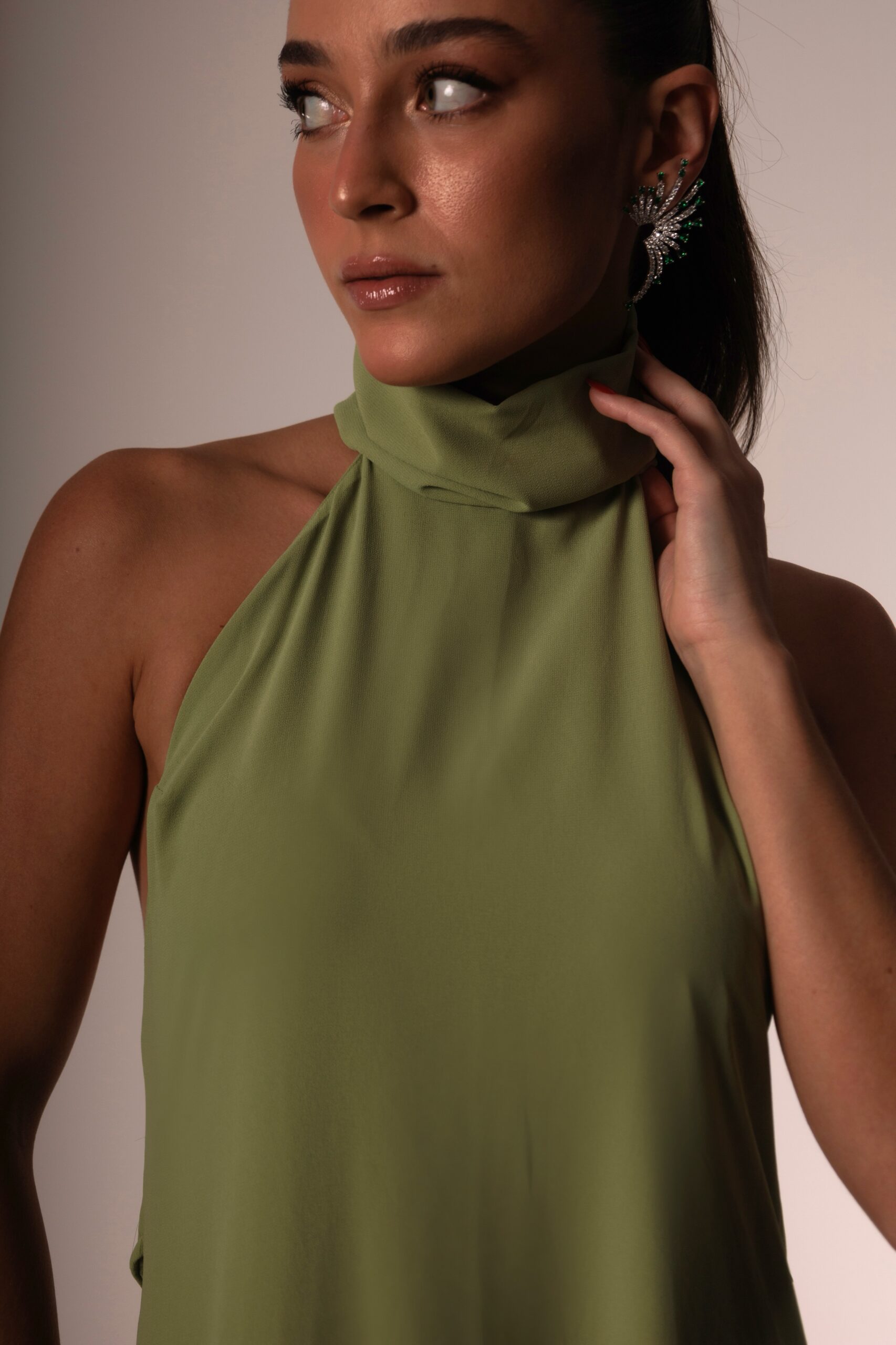 Vestido Ju Verde Pistache - Imagem 4