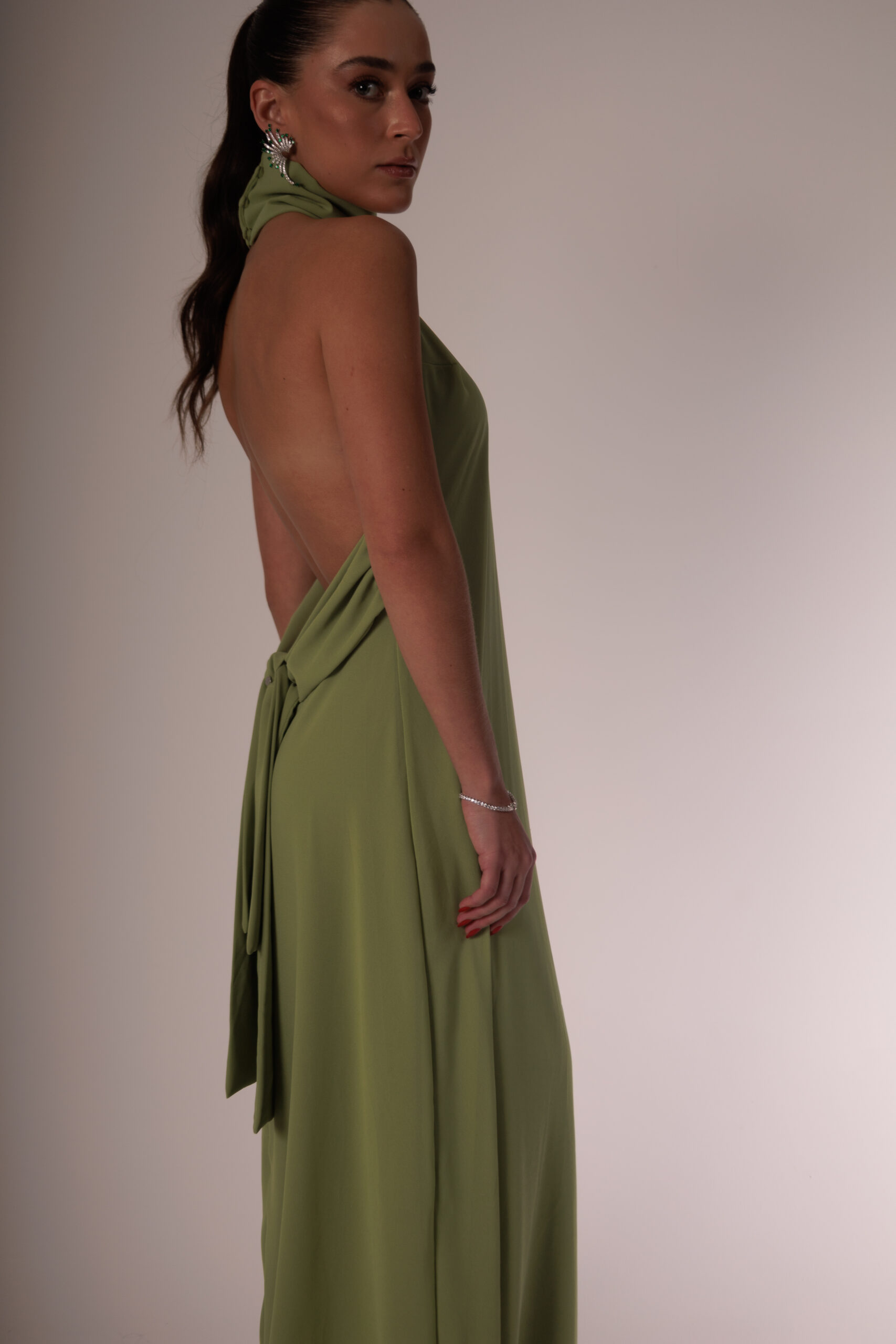 Vestido Ju Verde Pistache - Imagem 8