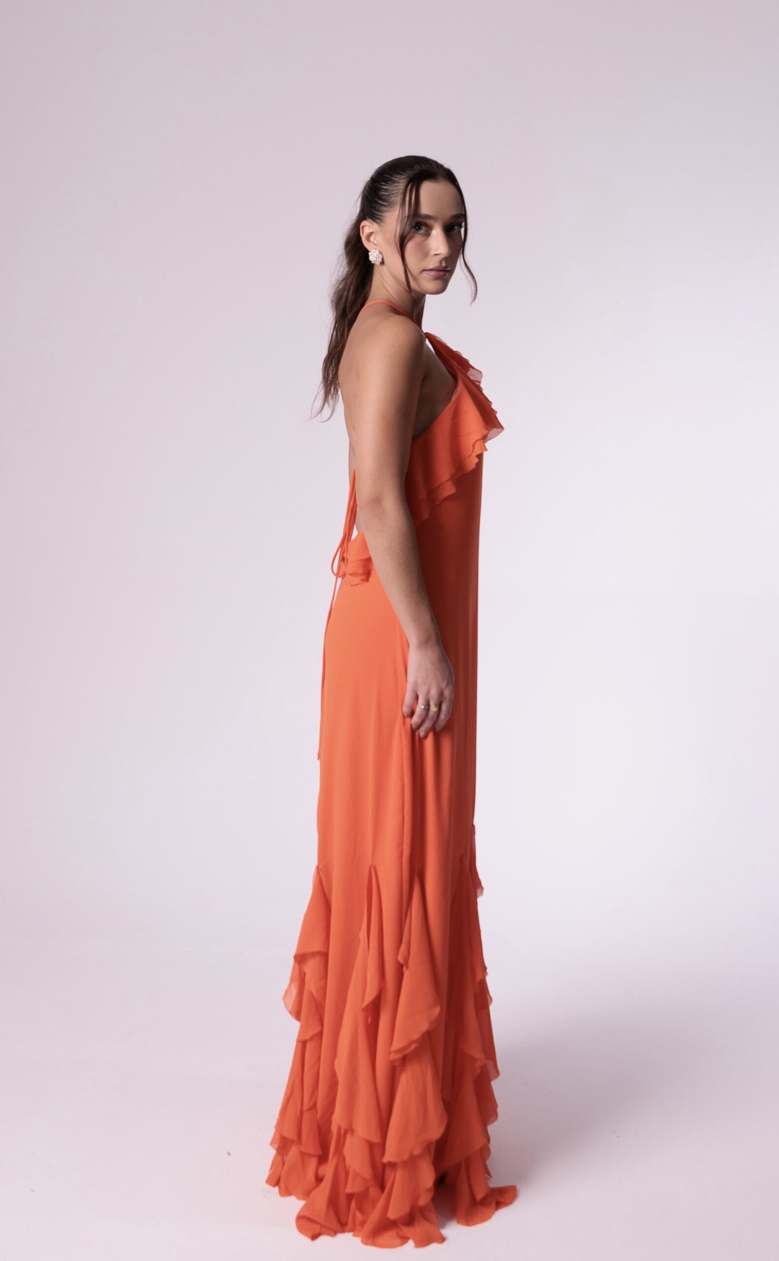 Vestido Amelie Laranja - Imagem 4