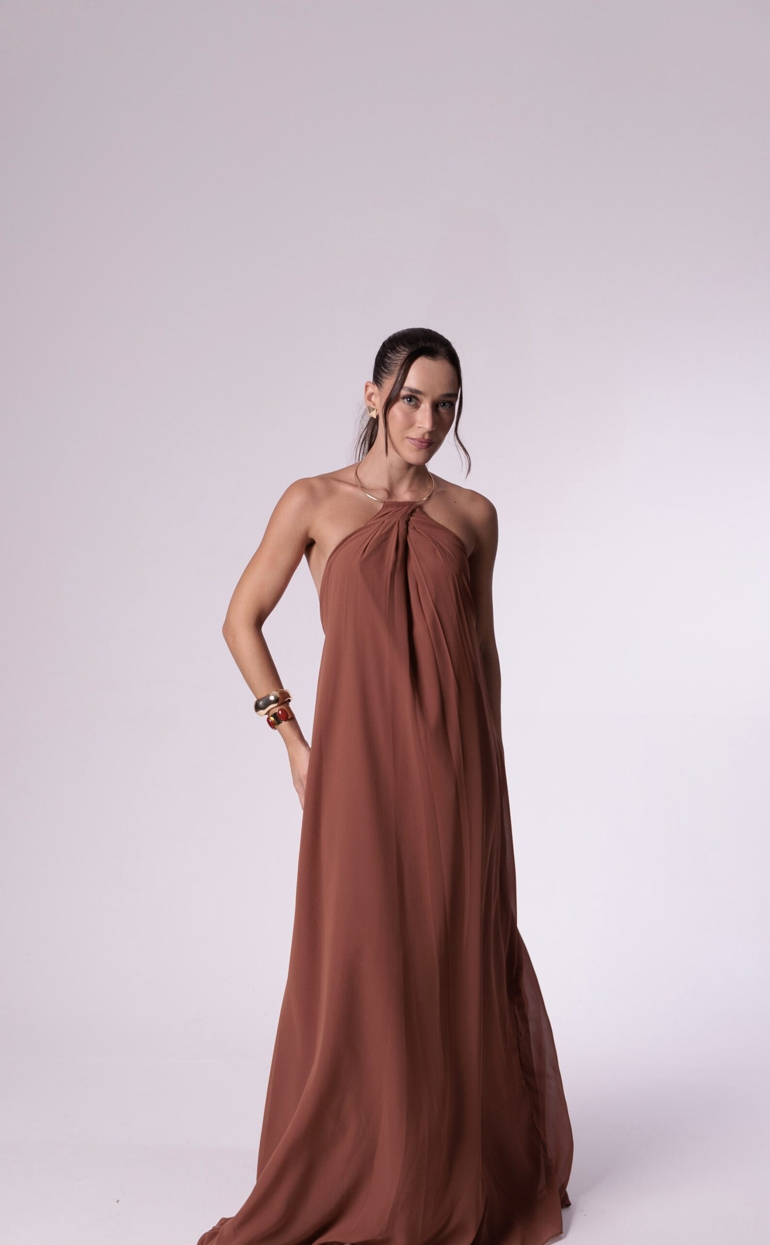Vestido Elisa Marrom - Imagem 4