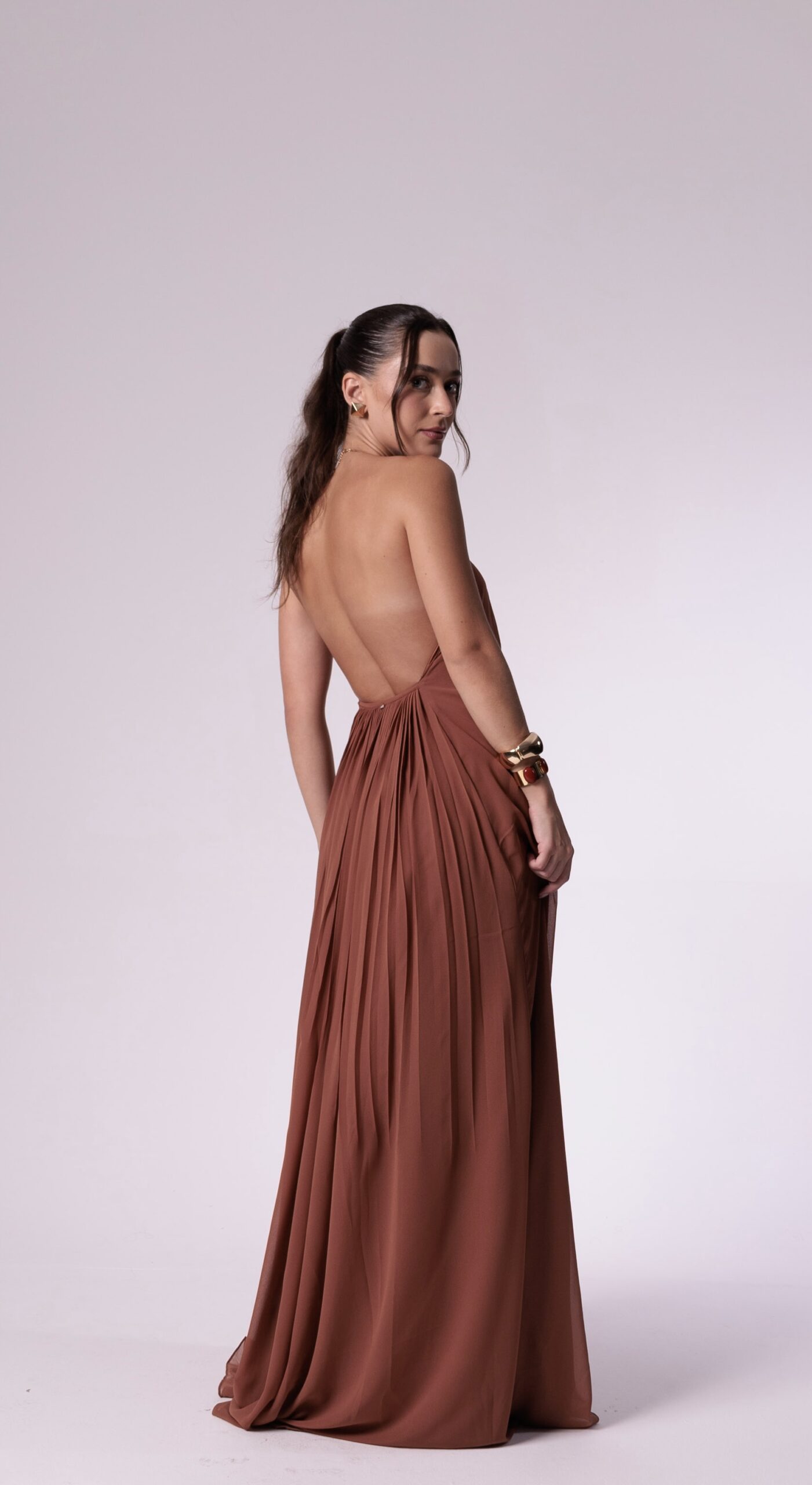 Vestido Elisa Marrom - Imagem 3
