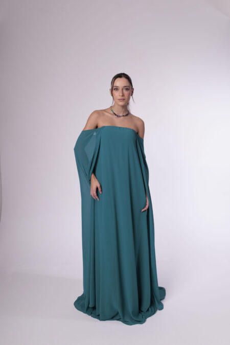 Vestido Elena Verde Esmeralda