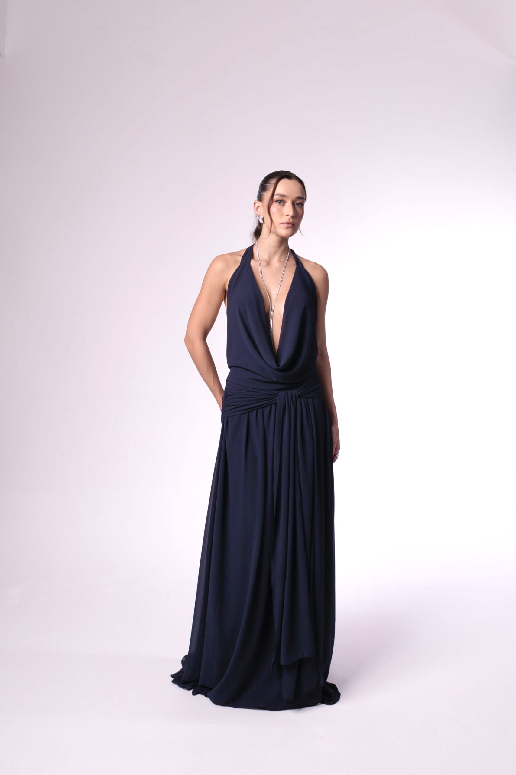 Vestido Luz Azul Marinho PE - Imagem 6