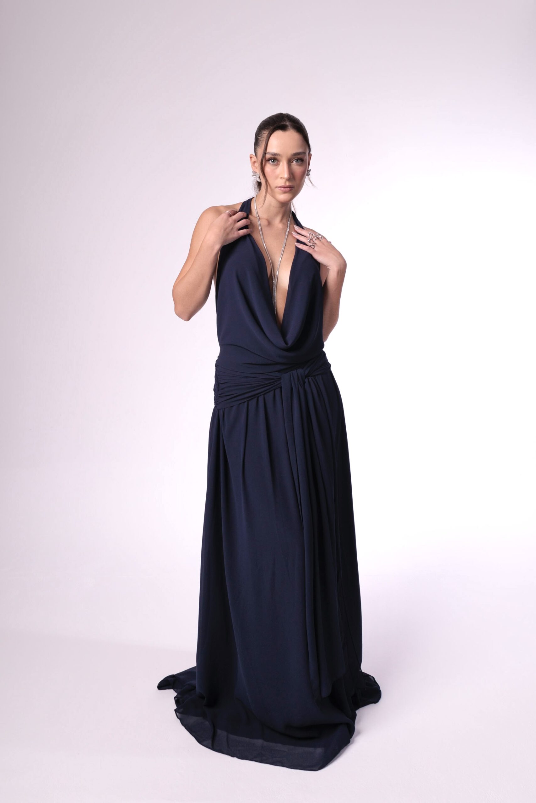Vestido Luz Azul Marinho PE - Imagem 5
