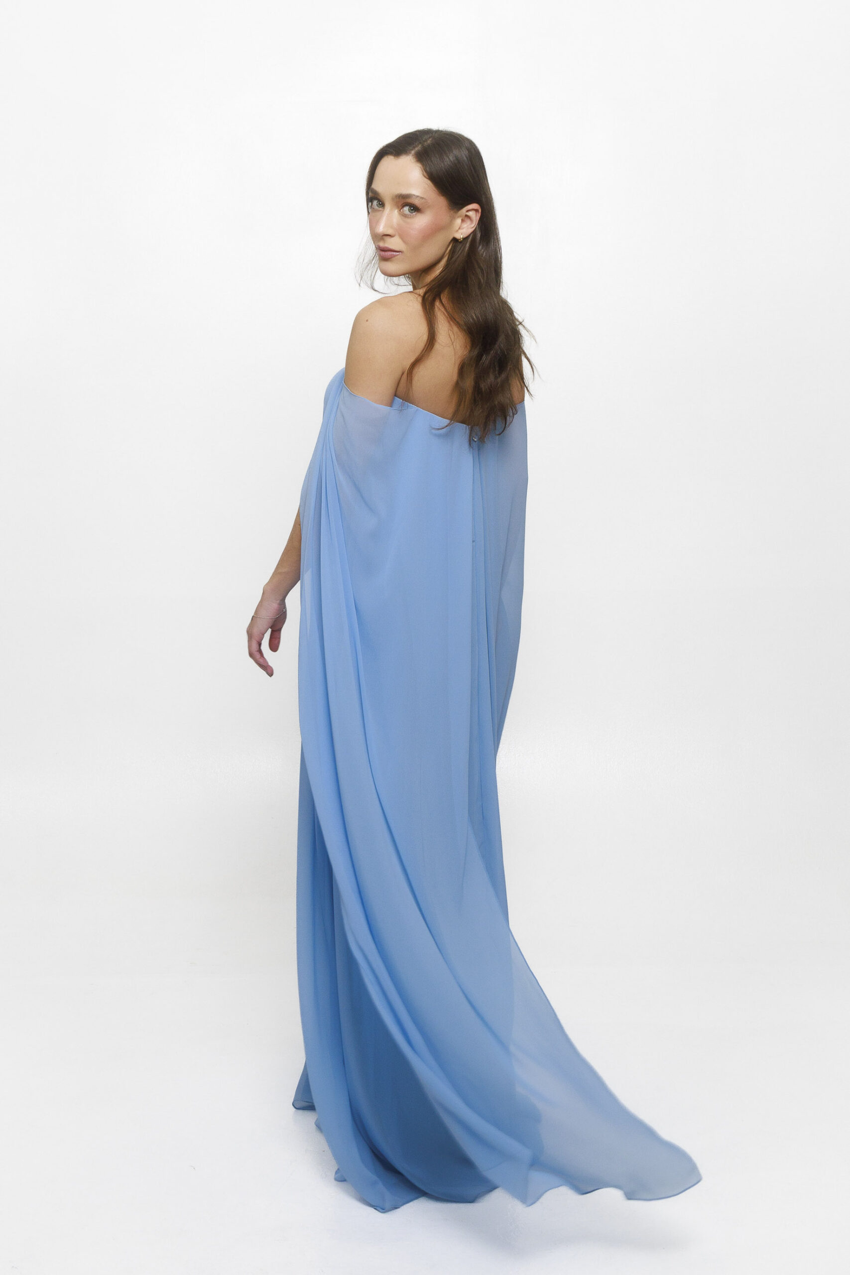 Vestido Elena Azul Serenity - Imagem 3
