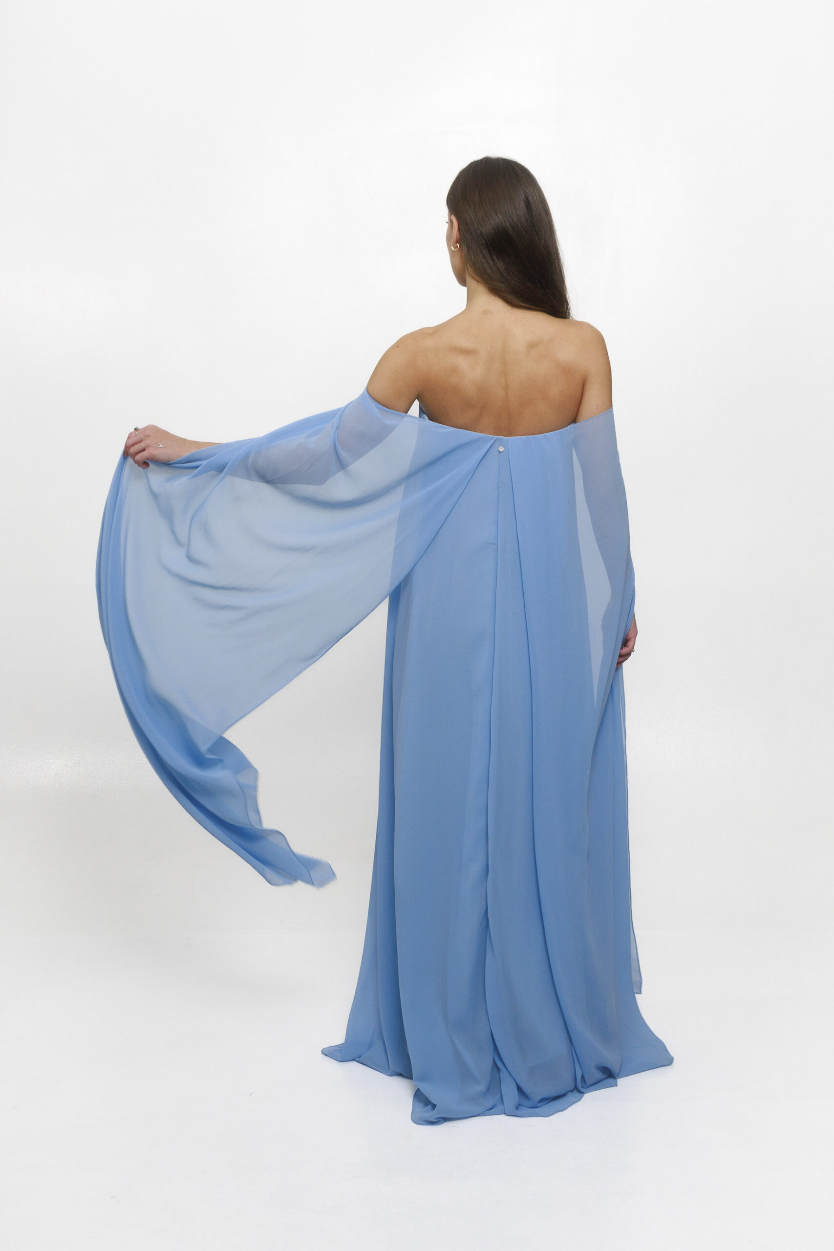 Vestido Elena Azul Serenity - Imagem 4