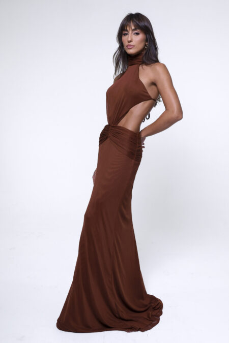 Vestido Jade Marrom