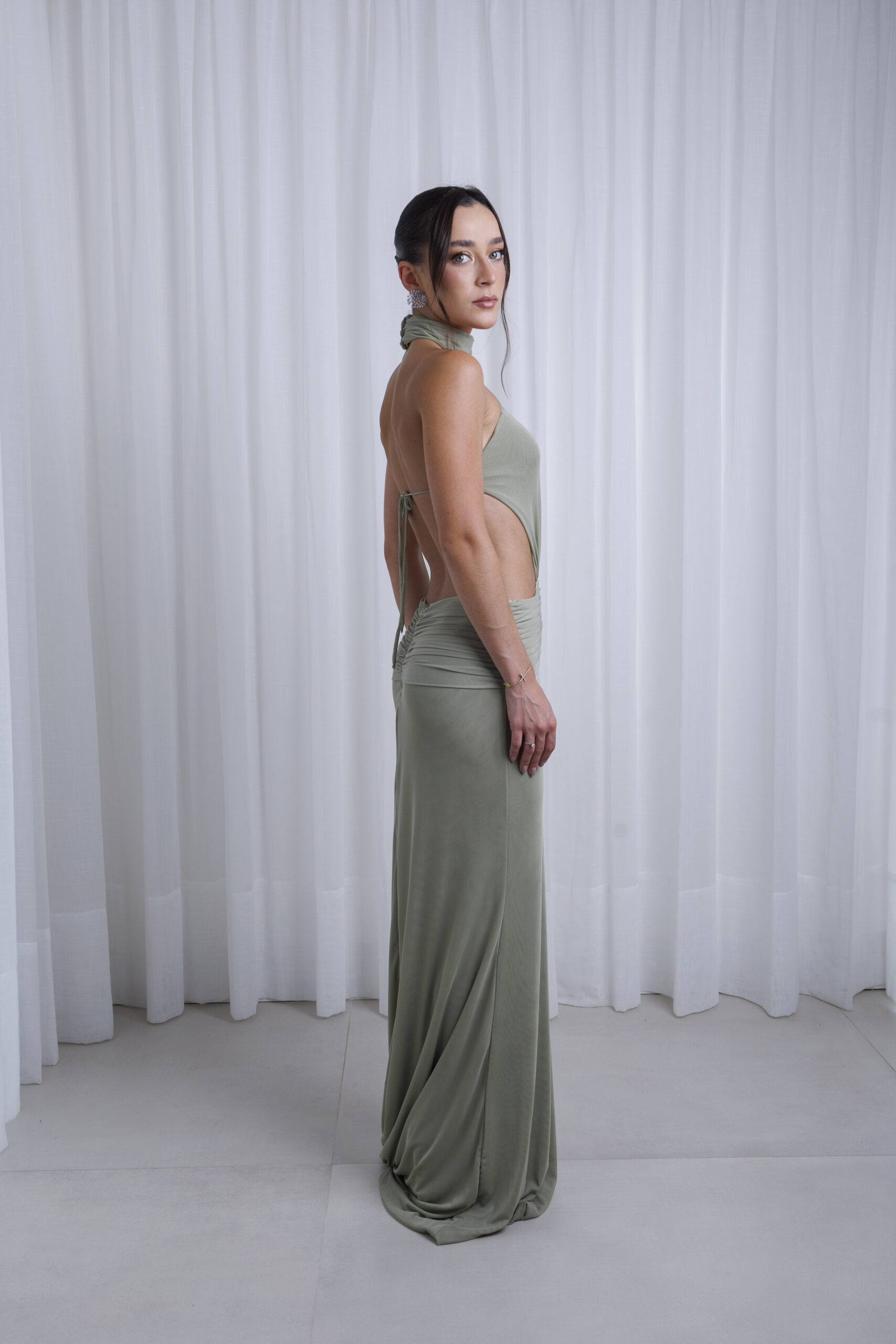 Vestido Jade Verde Pistache - Imagem 2