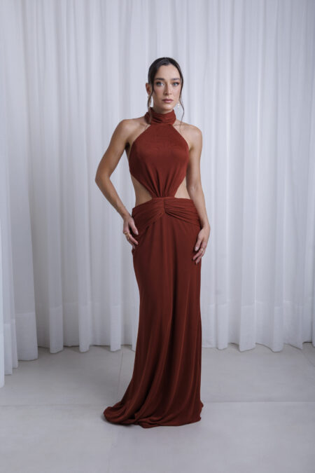 Vestido Jade Terracota