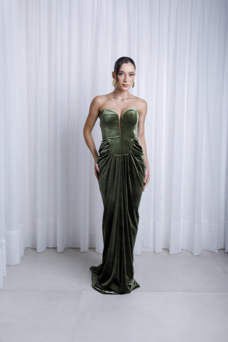 Vestido Anne Verde Oliva