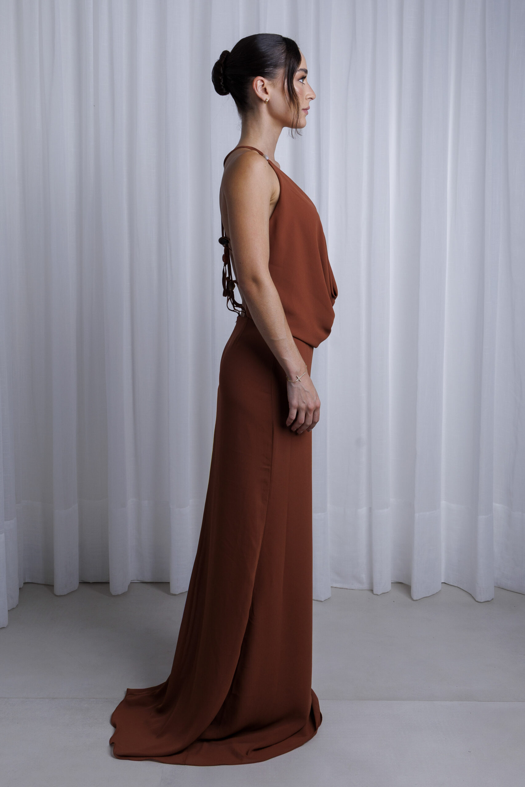 Vestido Isla Marrom - Imagem 3