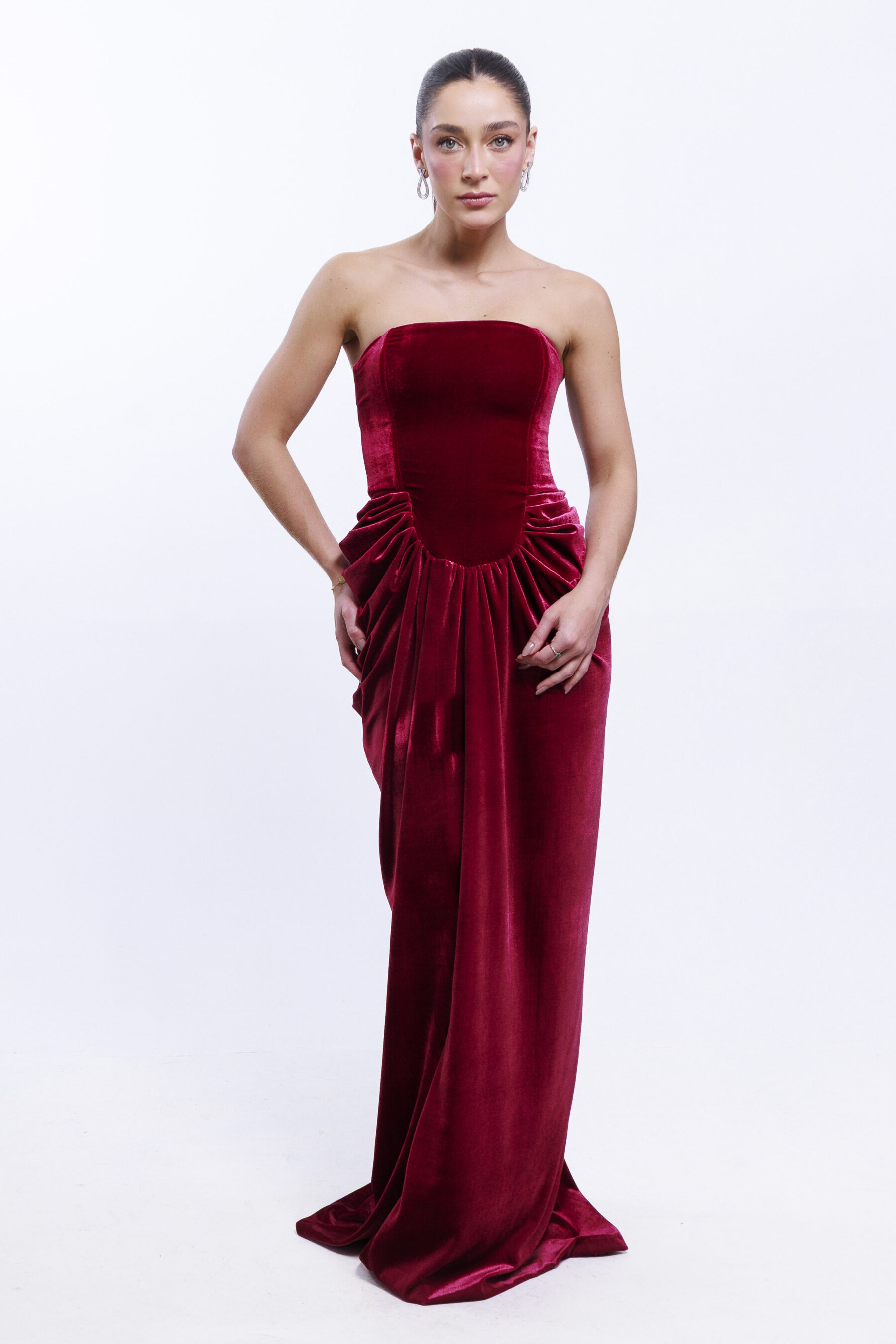 Vestido Naomi Vermelho Cherry