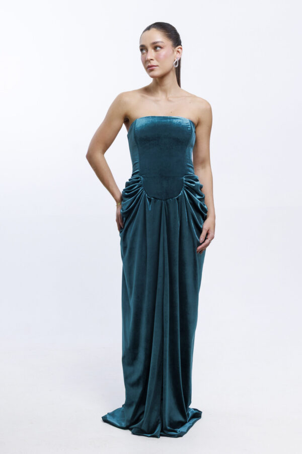 Vestido Naomi Verde Esmeralda